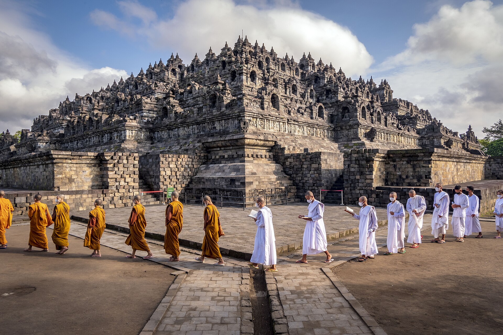 Ảnh Yogyakarta và đền Borobudur (Java)